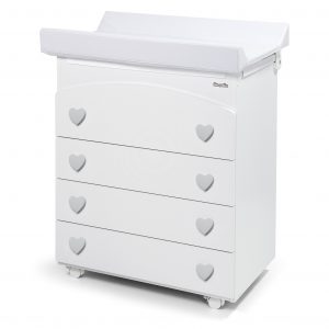 Bagnetto-Base-4-cassetto-bianco-con-pomi-a-cuore-Grigio