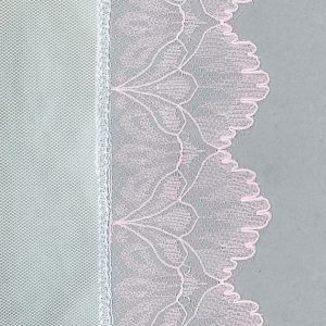 tulle avorio filè rosa