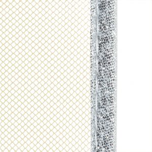 tulle avorio sbieco argento