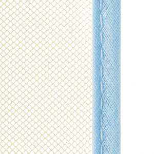 tulle avorio sbieco celeste