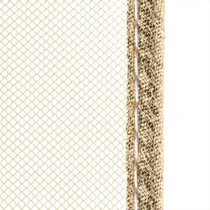 tulle avorio sbieco oro