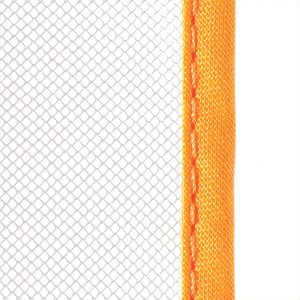 tulle bianco sbieco arancio