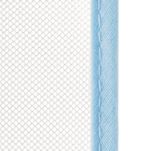 tulle bianco sbieco celeste